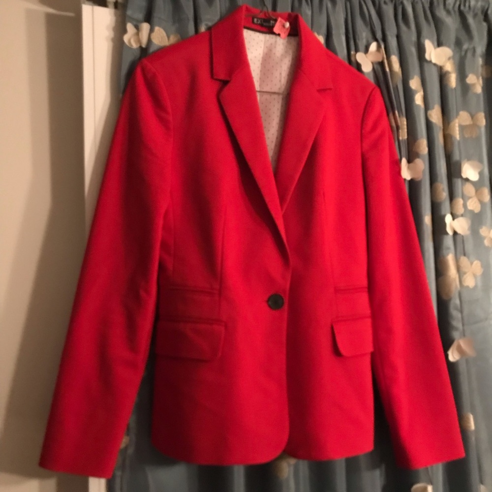 Express red suiting jacket